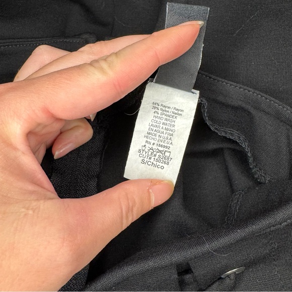 Windsor Black Lace-Up Skirt - Picture 4 of 4